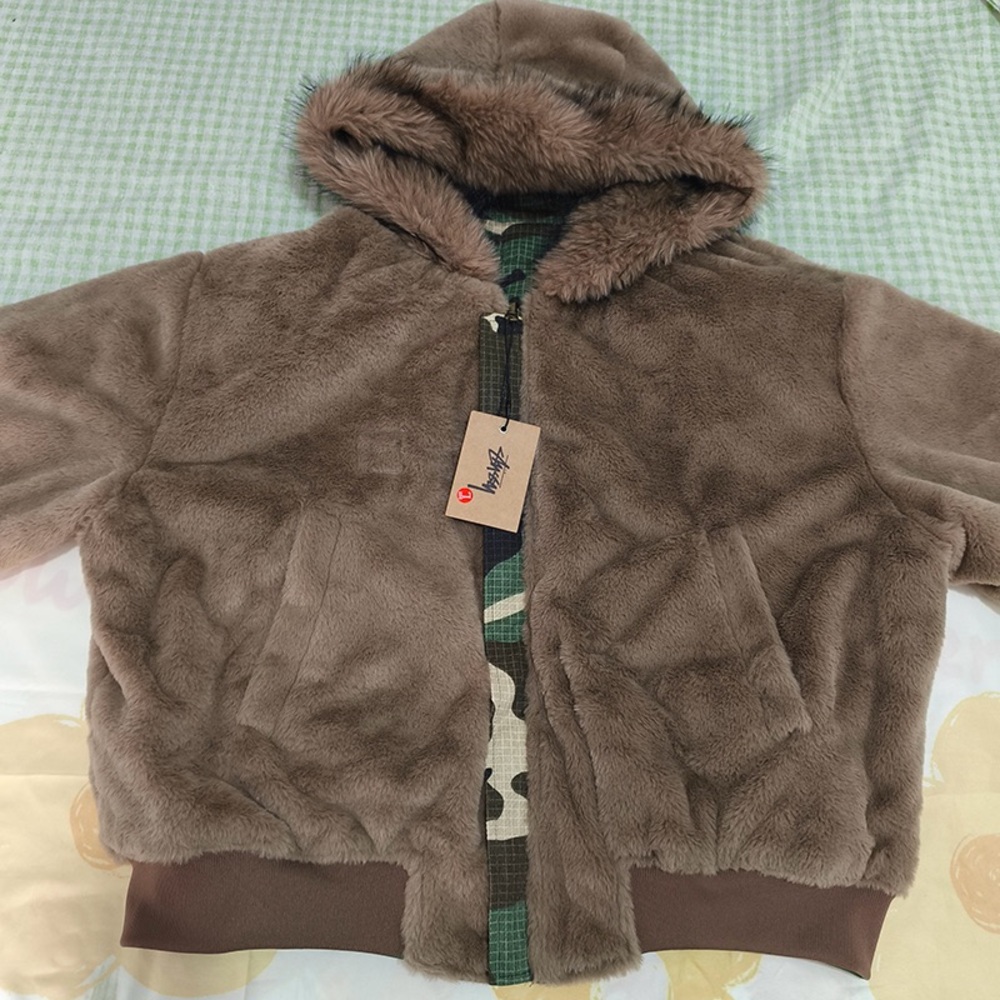 Stüssy Reversible Camouflage Hooded Jacket - Picture 11 of 16